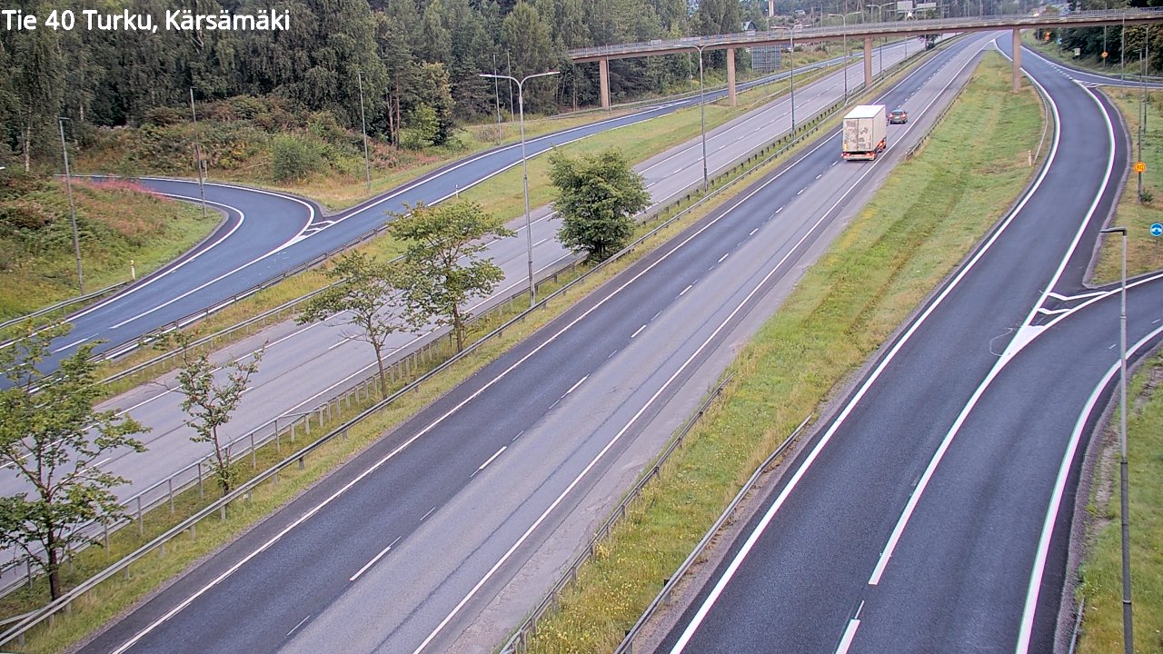 Weather Camera Image Road 40 Turku, Kärsämäki, Turku, Varsinais-Suomi