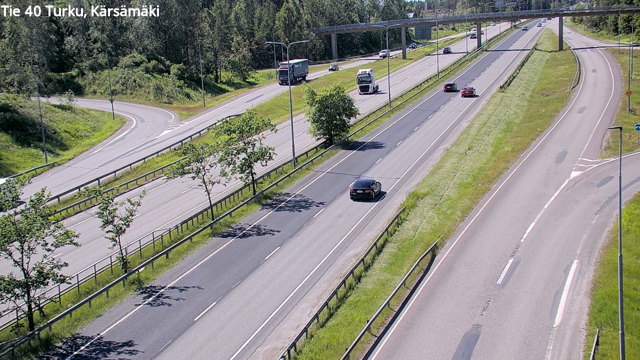Weather Camera Image Väg 40 Åbo, Kärsämäki, Turku, Varsinais-Suomi