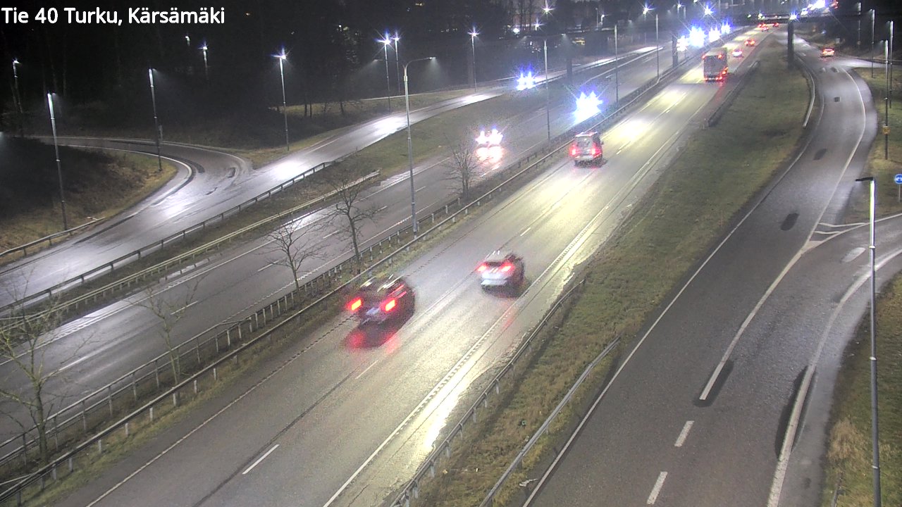 Weather Camera Image Väg 40 Åbo, Kärsämäki, Turku, Varsinais-Suomi