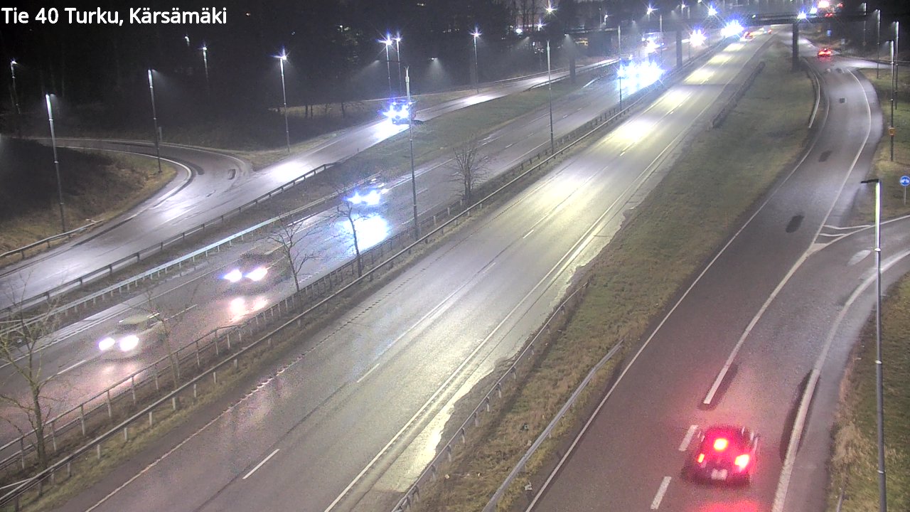 Weather Camera Image Väg 40 Åbo, Kärsämäki, Turku, Varsinais-Suomi