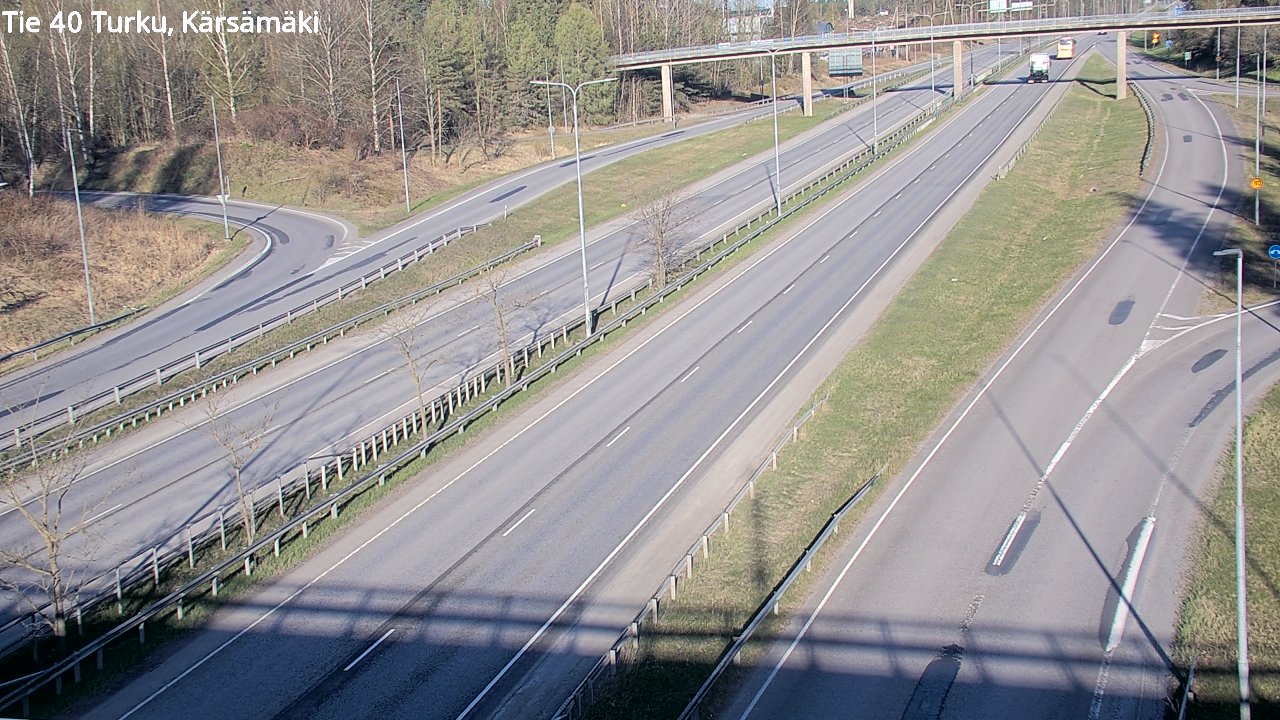 Weather Camera Image Väg 40 Åbo, Kärsämäki, Turku, Varsinais-Suomi