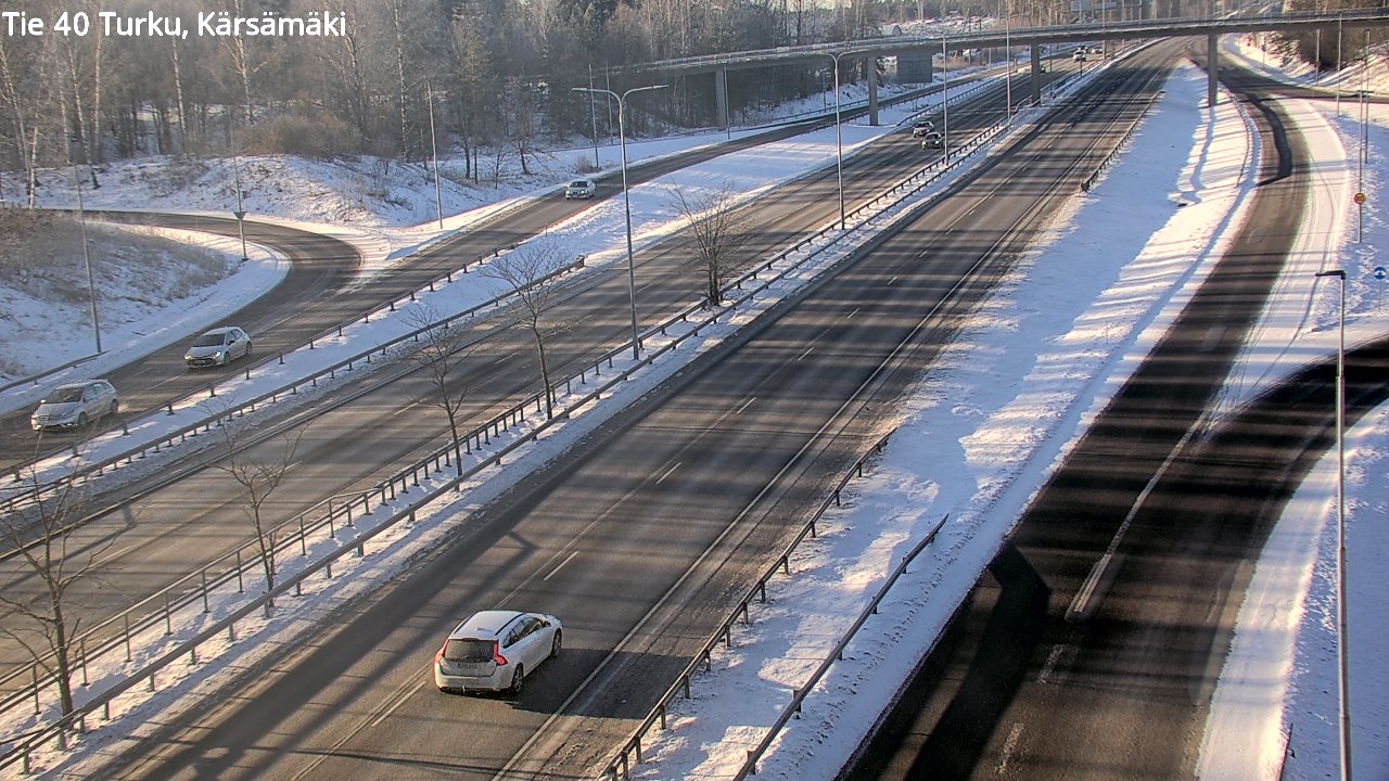 Weather Camera Image Road 40 Turku, Kärsämäki, Turku, Varsinais-Suomi