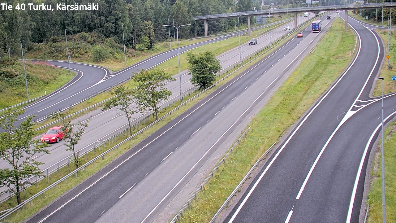 Weather Camera Image Road 40 Turku, Kärsämäki, Turku, Varsinais-Suomi