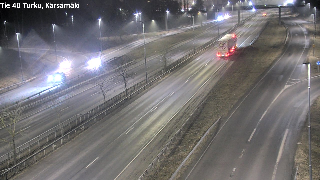 Weather Camera Image Road 40 Turku, Kärsämäki, Turku, Varsinais-Suomi