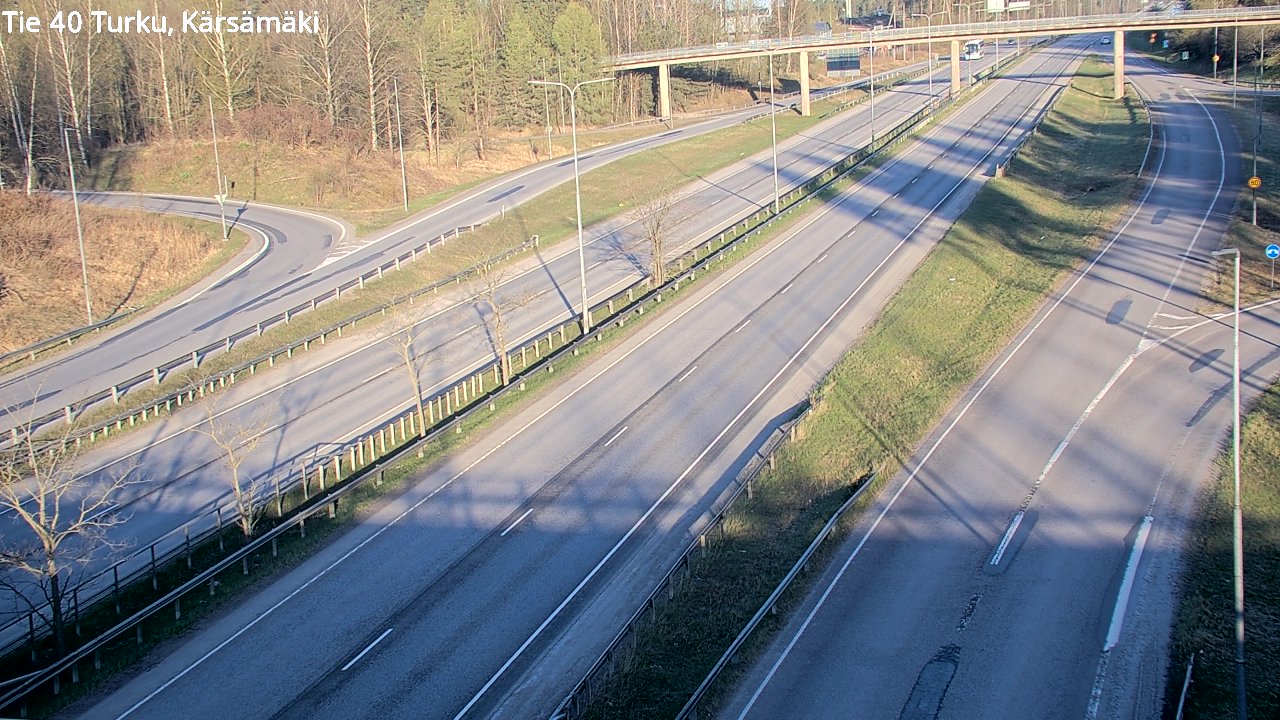 Weather Camera Image Väg 40 Åbo, Kärsämäki, Turku, Varsinais-Suomi