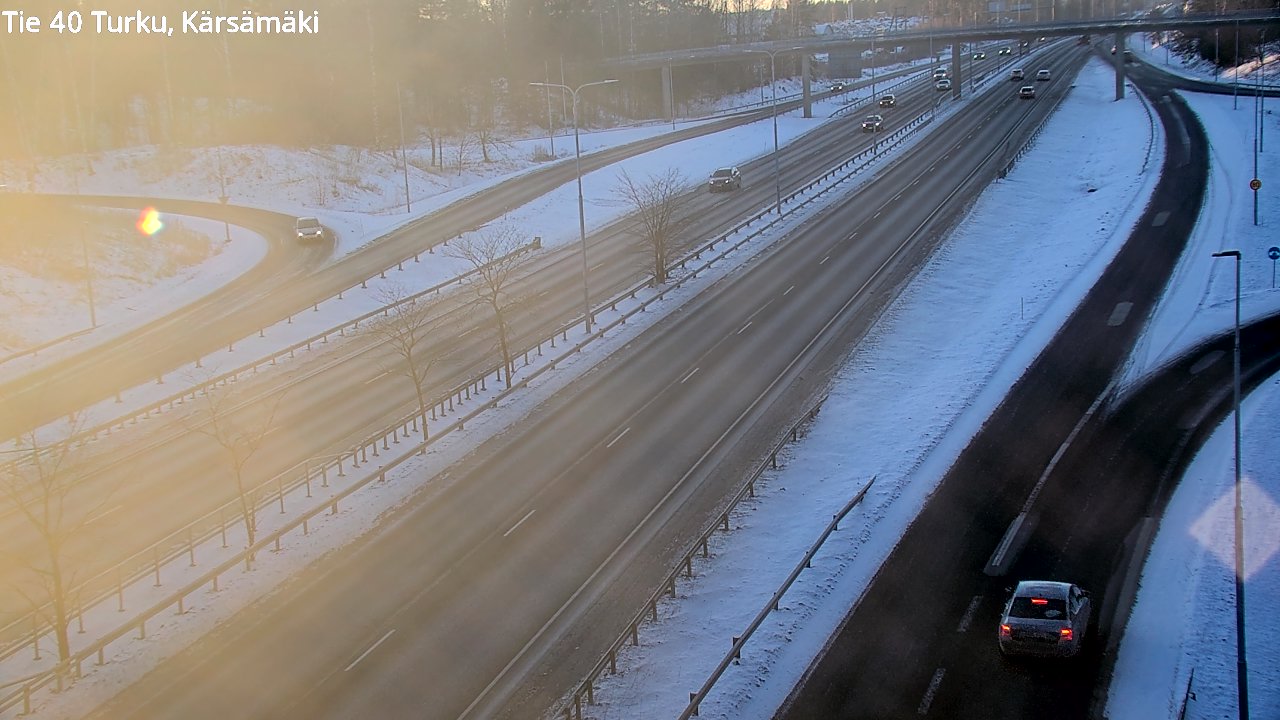 Weather Camera Image Väg 40 Åbo, Kärsämäki, Turku, Varsinais-Suomi