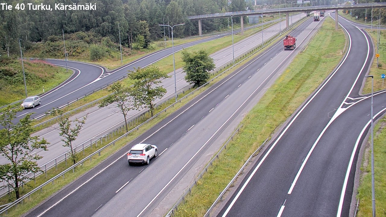 Weather Camera Image Road 40 Turku, Kärsämäki, Turku, Varsinais-Suomi