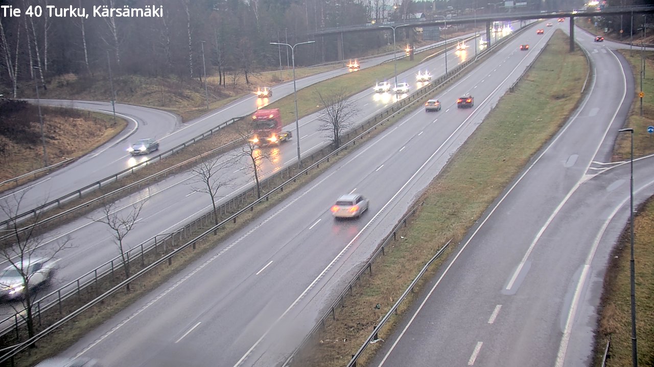 Weather Camera Image Väg 40 Åbo, Kärsämäki, Turku, Varsinais-Suomi