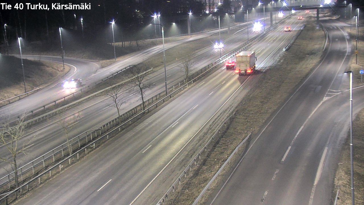 Weather Camera Image Road 40 Turku, Kärsämäki, Turku, Varsinais-Suomi