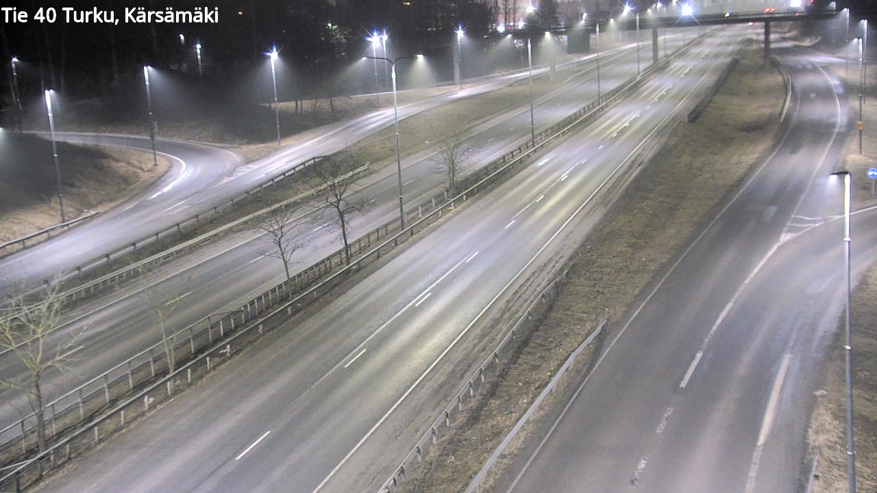 Weather Camera Image Road 40 Turku, Kärsämäki, Turku, Varsinais-Suomi