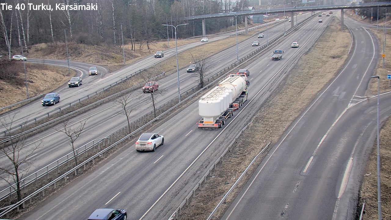 Weather Camera Image Road 40 Turku, Kärsämäki, Turku, Varsinais-Suomi