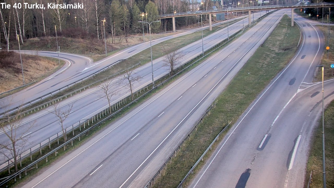 Weather Camera Image Road 40 Turku, Kärsämäki, Turku, Varsinais-Suomi