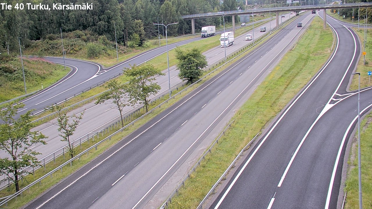 Weather Camera Image Road 40 Turku, Kärsämäki, Turku, Varsinais-Suomi