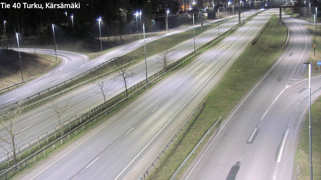 Weather Camera Image Road 40 Turku, Kärsämäki, Turku, Varsinais-Suomi