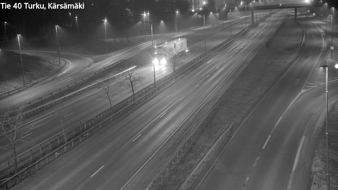 Weather Camera Image Road 40 Turku, Kärsämäki, Turku, Varsinais-Suomi