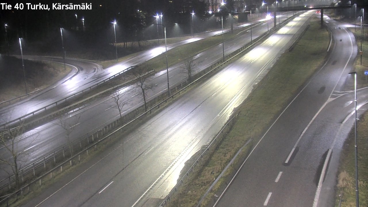 Weather Camera Image Väg 40 Åbo, Kärsämäki, Turku, Varsinais-Suomi