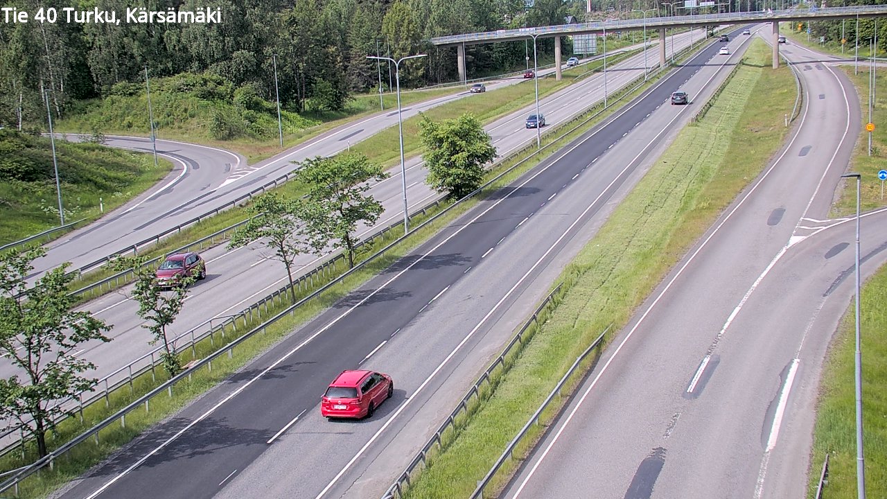 Weather Camera Image Väg 40 Åbo, Kärsämäki, Turku, Varsinais-Suomi