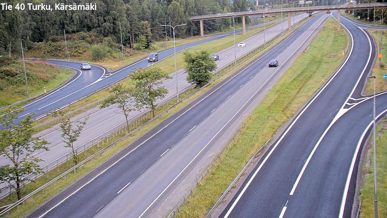 Weather Camera Image Road 40 Turku, Kärsämäki, Turku, Varsinais-Suomi