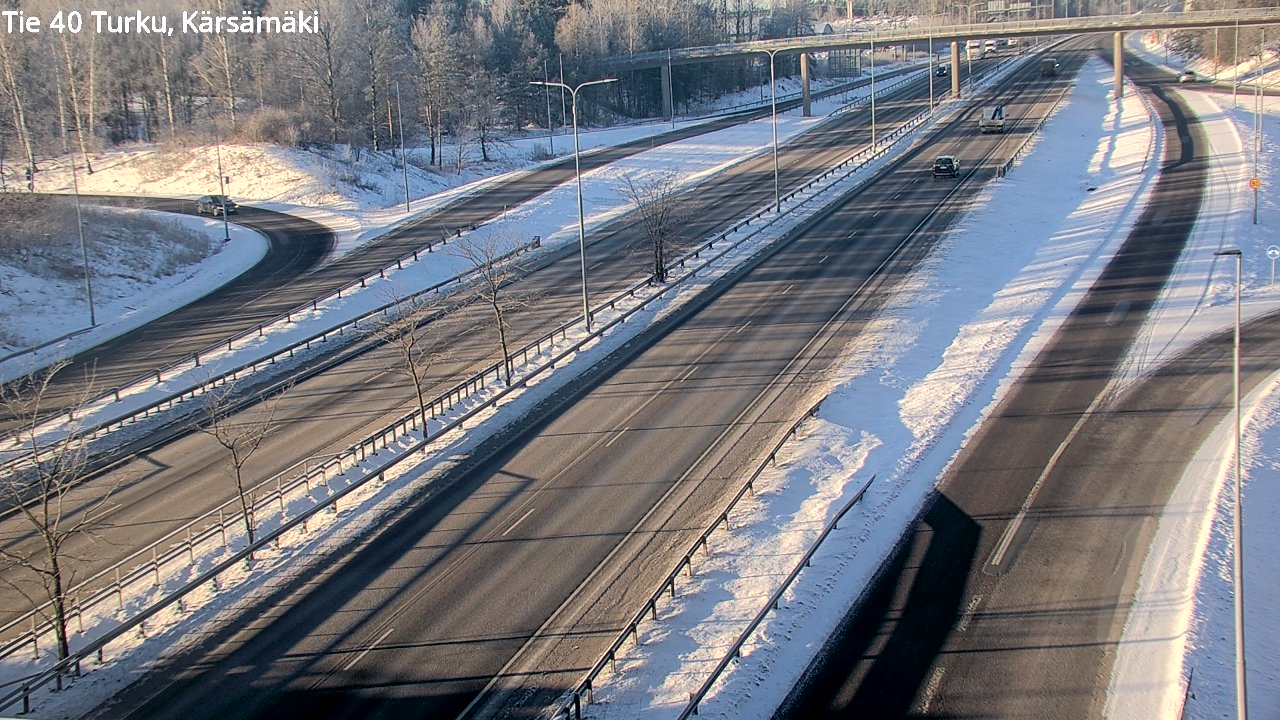 Weather Camera Image Road 40 Turku, Kärsämäki, Turku, Varsinais-Suomi
