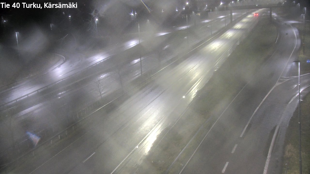 Weather Camera Image Väg 40 Åbo, Kärsämäki, Turku, Varsinais-Suomi
