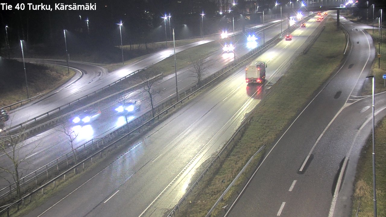 Weather Camera Image Väg 40 Åbo, Kärsämäki, Turku, Varsinais-Suomi