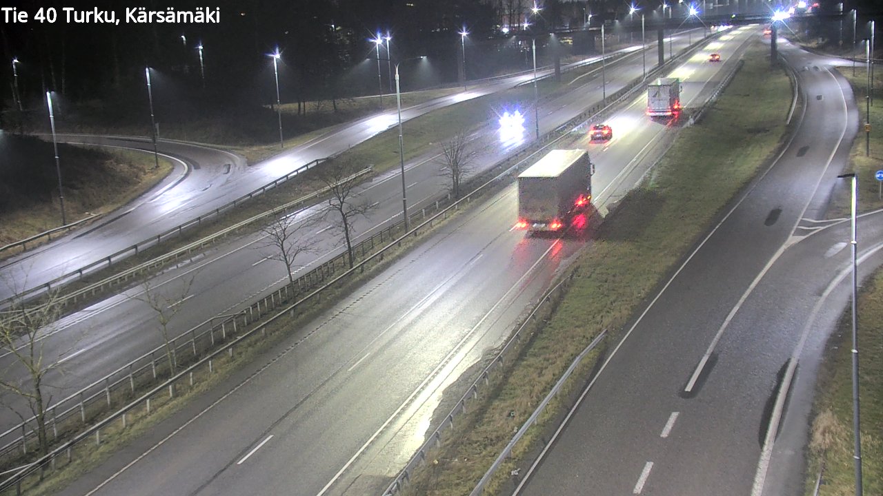 Weather Camera Image Väg 40 Åbo, Kärsämäki, Turku, Varsinais-Suomi