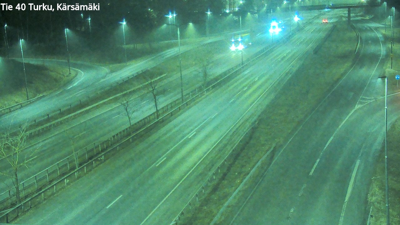 Weather Camera Image Road 40 Turku, Kärsämäki, Turku, Varsinais-Suomi