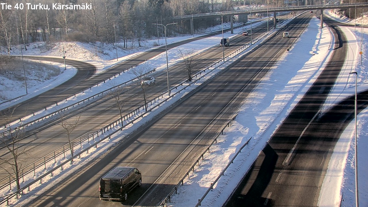 Weather Camera Image Road 40 Turku, Kärsämäki, Turku, Varsinais-Suomi