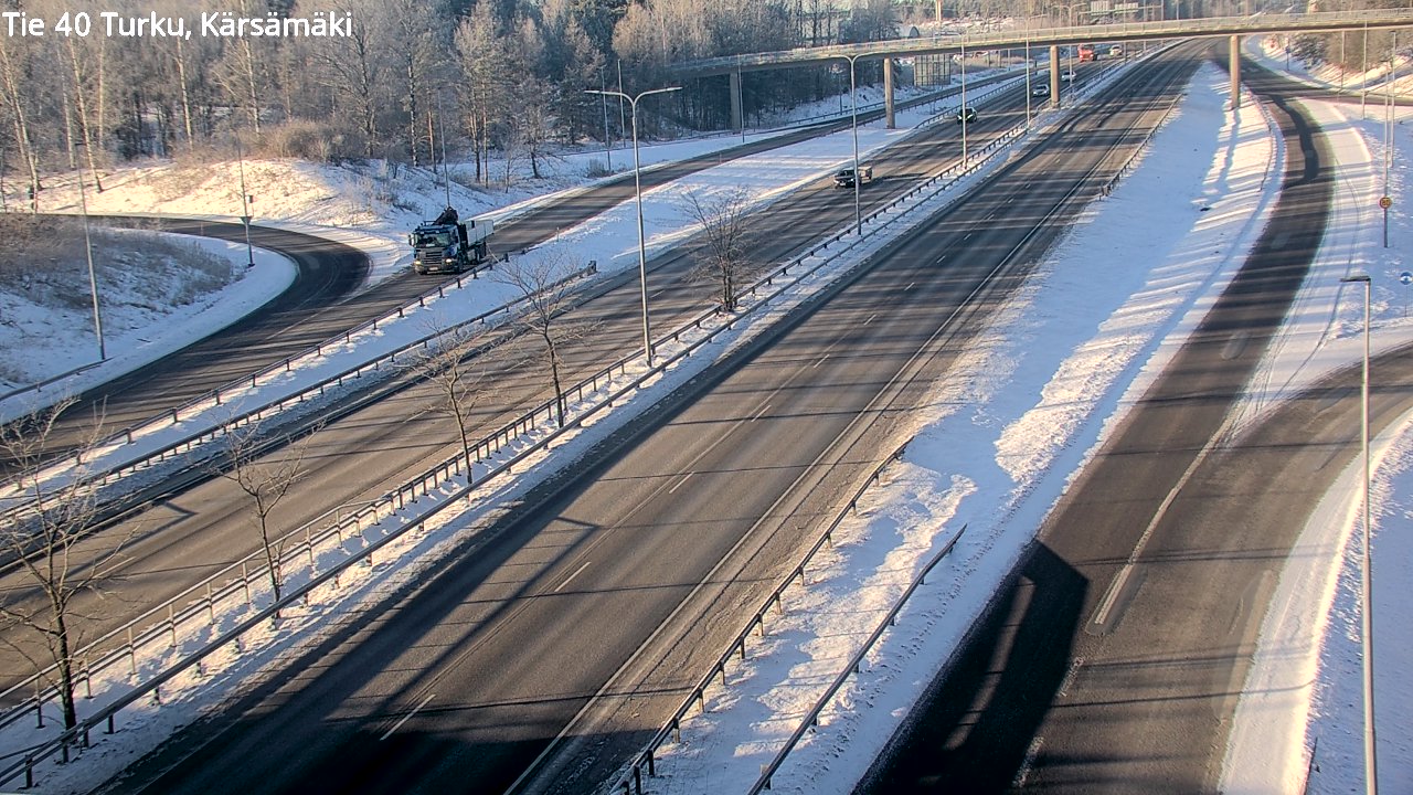 Weather Camera Image Road 40 Turku, Kärsämäki, Turku, Varsinais-Suomi