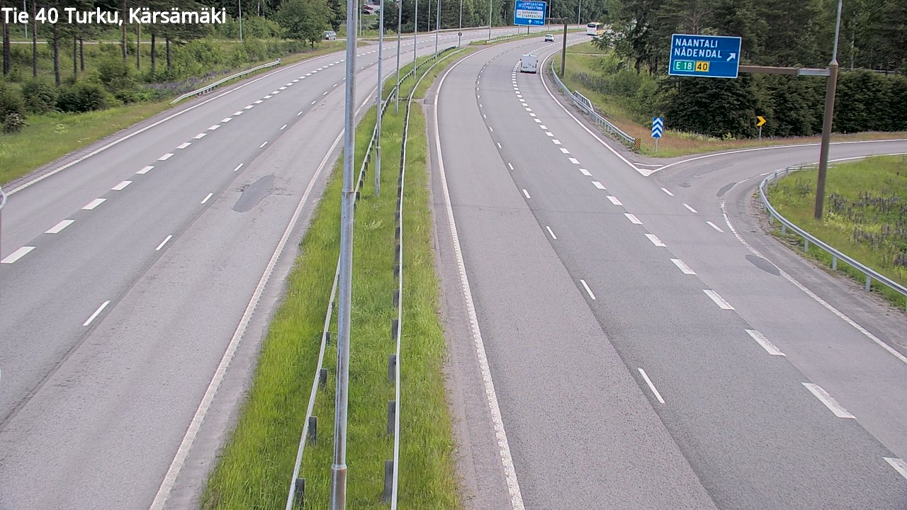 Weather Camera Image Road 40 Turku, Kärsämäki, Turku, Varsinais-Suomi