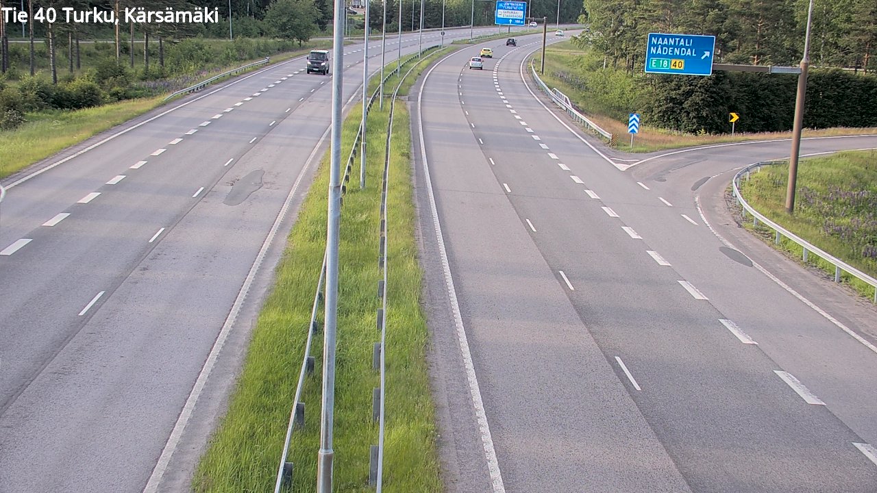 Weather Camera Image Road 40 Turku, Kärsämäki, Turku, Varsinais-Suomi