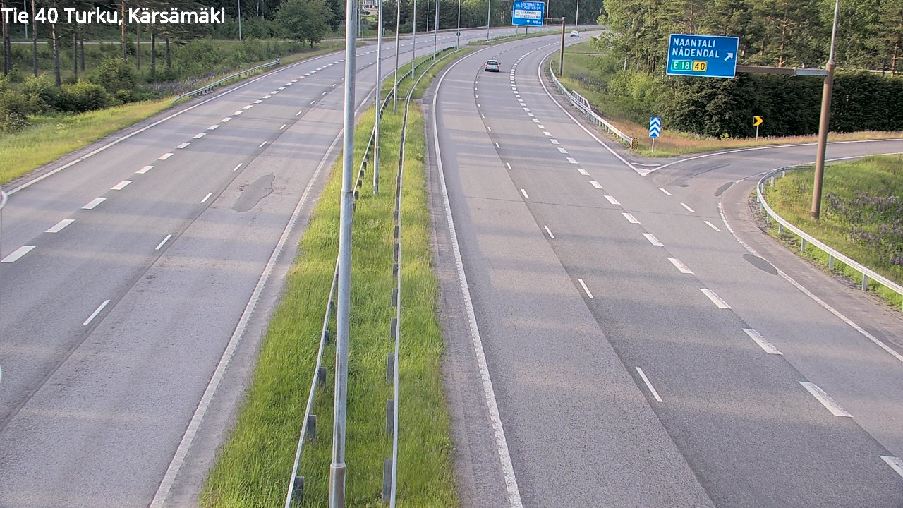 Weather Camera Image Road 40 Turku, Kärsämäki, Turku, Varsinais-Suomi