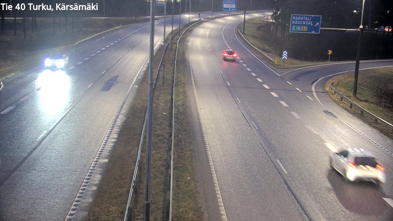 Weather Camera Image Väg 40 Åbo, Kärsämäki, Turku, Varsinais-Suomi