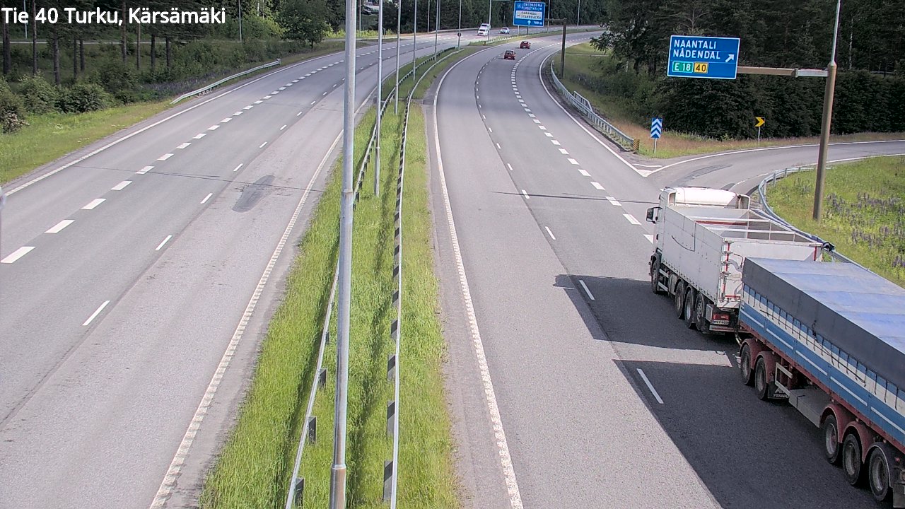 Weather Camera Image Road 40 Turku, Kärsämäki, Turku, Varsinais-Suomi