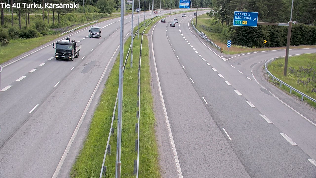 Weather Camera Image Road 40 Turku, Kärsämäki, Turku, Varsinais-Suomi