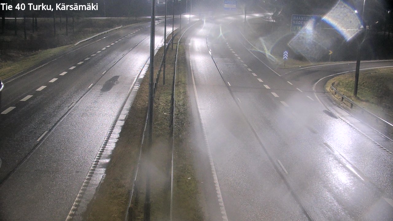 Weather Camera Image Väg 40 Åbo, Kärsämäki, Turku, Varsinais-Suomi