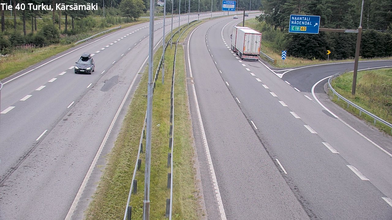Weather Camera Image Road 40 Turku, Kärsämäki, Turku, Varsinais-Suomi
