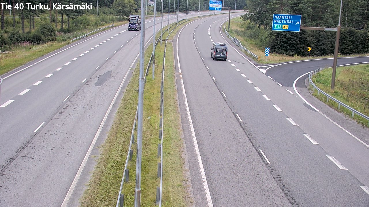 Weather Camera Image Road 40 Turku, Kärsämäki, Turku, Varsinais-Suomi