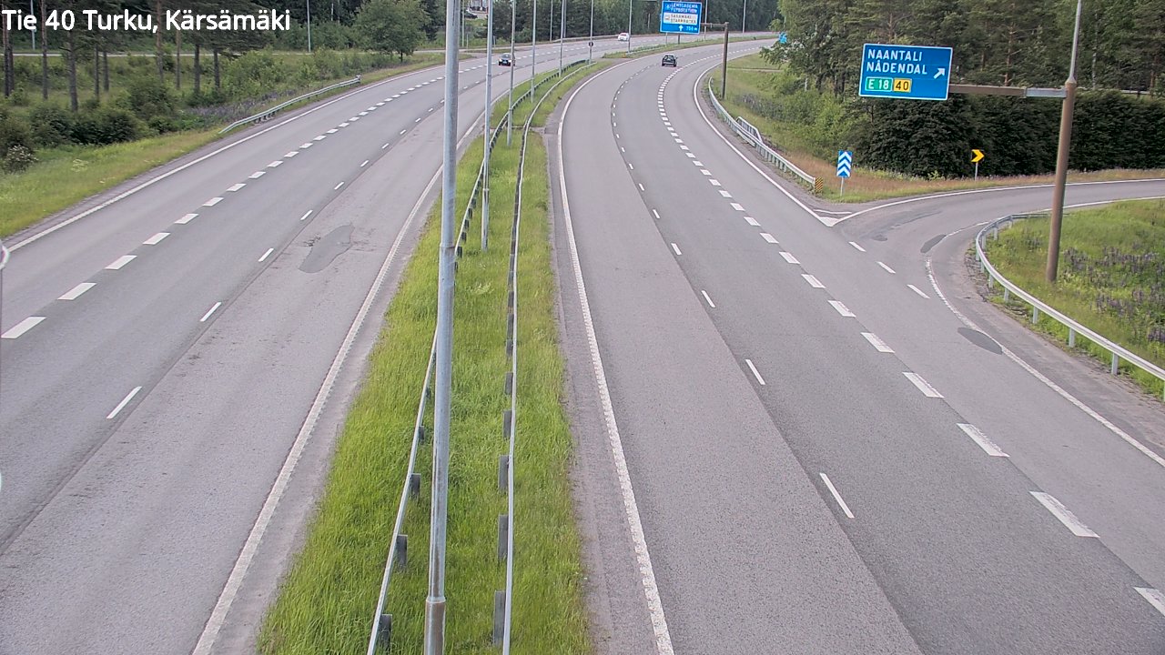 Weather Camera Image Road 40 Turku, Kärsämäki, Turku, Varsinais-Suomi