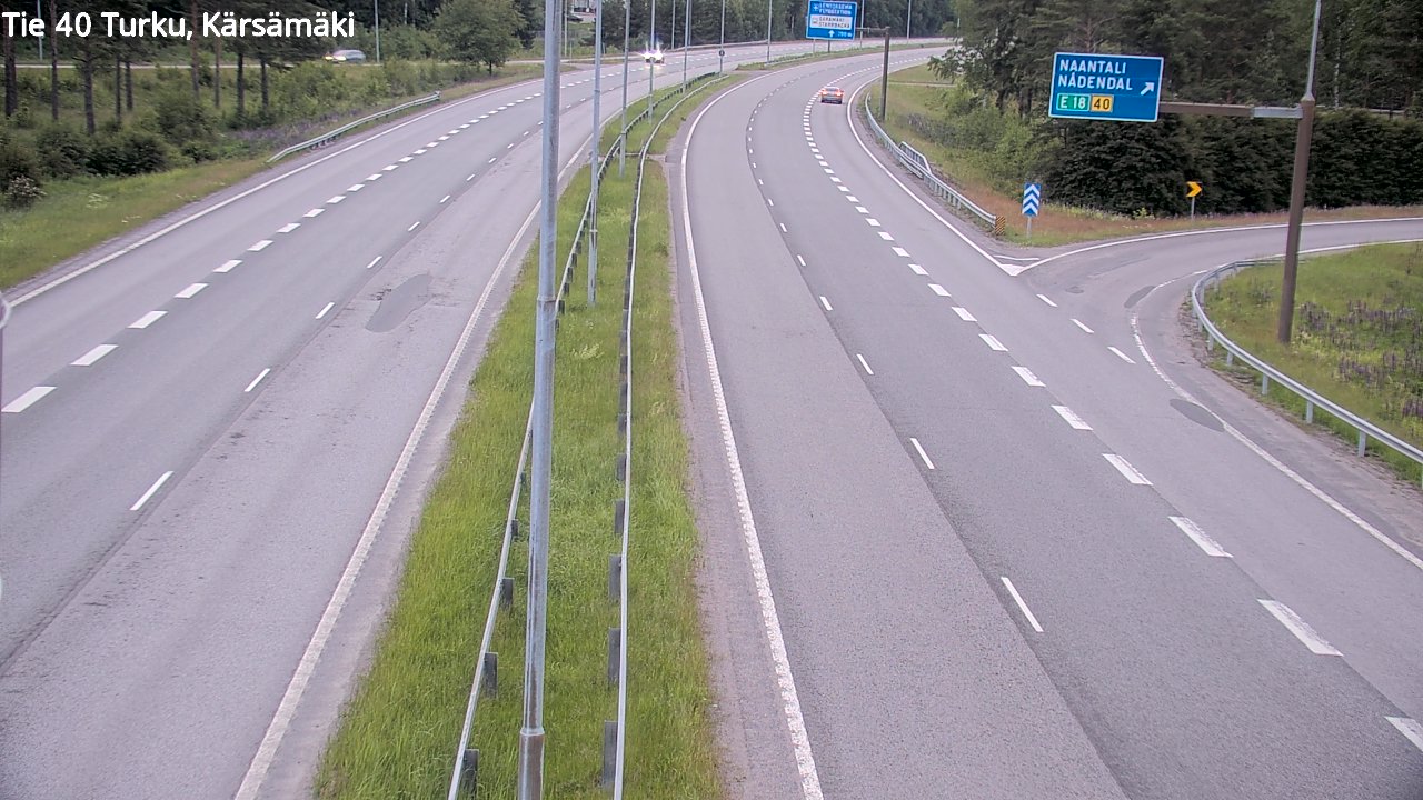 Weather Camera Image Road 40 Turku, Kärsämäki, Turku, Varsinais-Suomi
