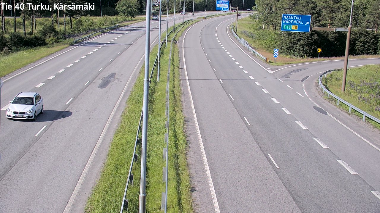 Weather Camera Image Road 40 Turku, Kärsämäki, Turku, Varsinais-Suomi