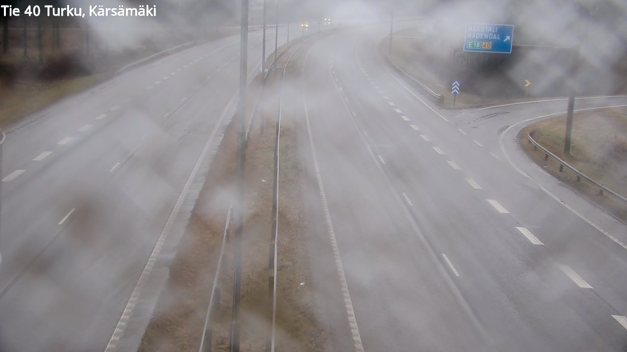Weather Camera Image Väg 40 Åbo, Kärsämäki, Turku, Varsinais-Suomi