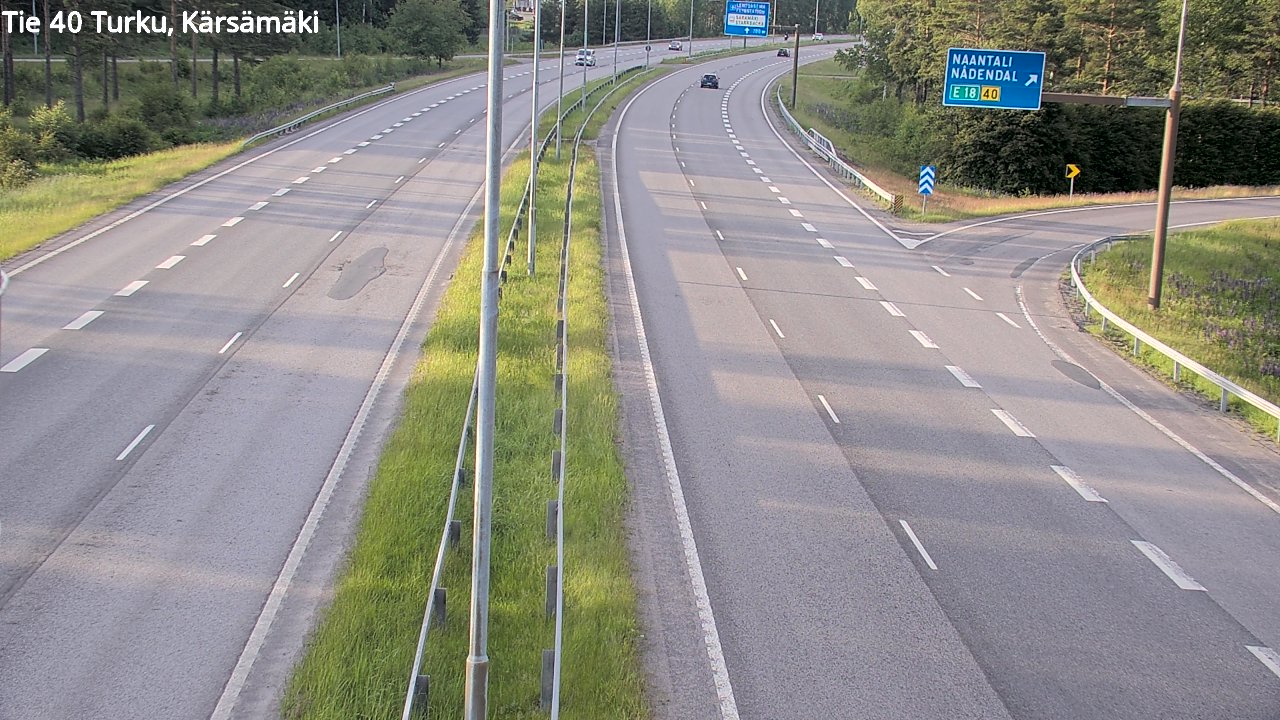 Weather Camera Image Road 40 Turku, Kärsämäki, Turku, Varsinais-Suomi
