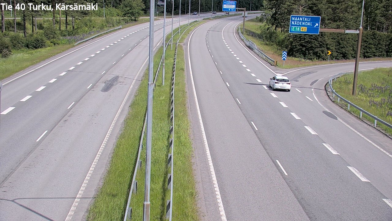 Weather Camera Image Road 40 Turku, Kärsämäki, Turku, Varsinais-Suomi