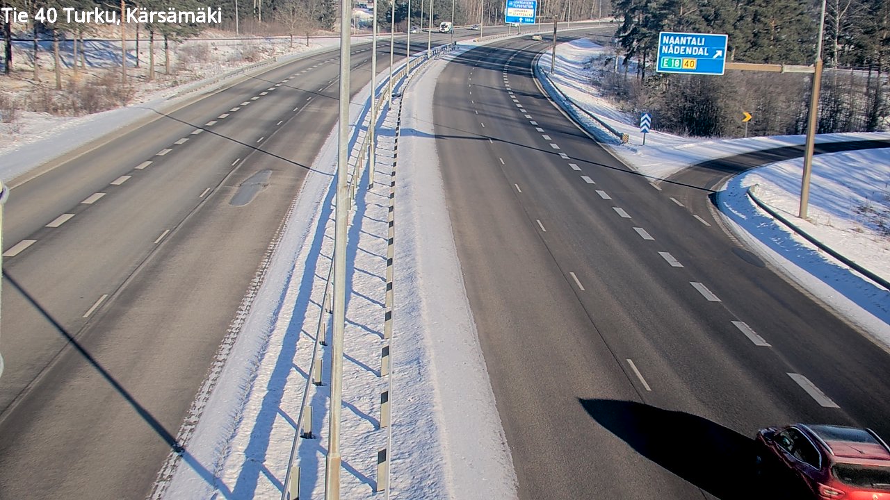 Weather Camera Image Road 40 Turku, Kärsämäki, Turku, Varsinais-Suomi