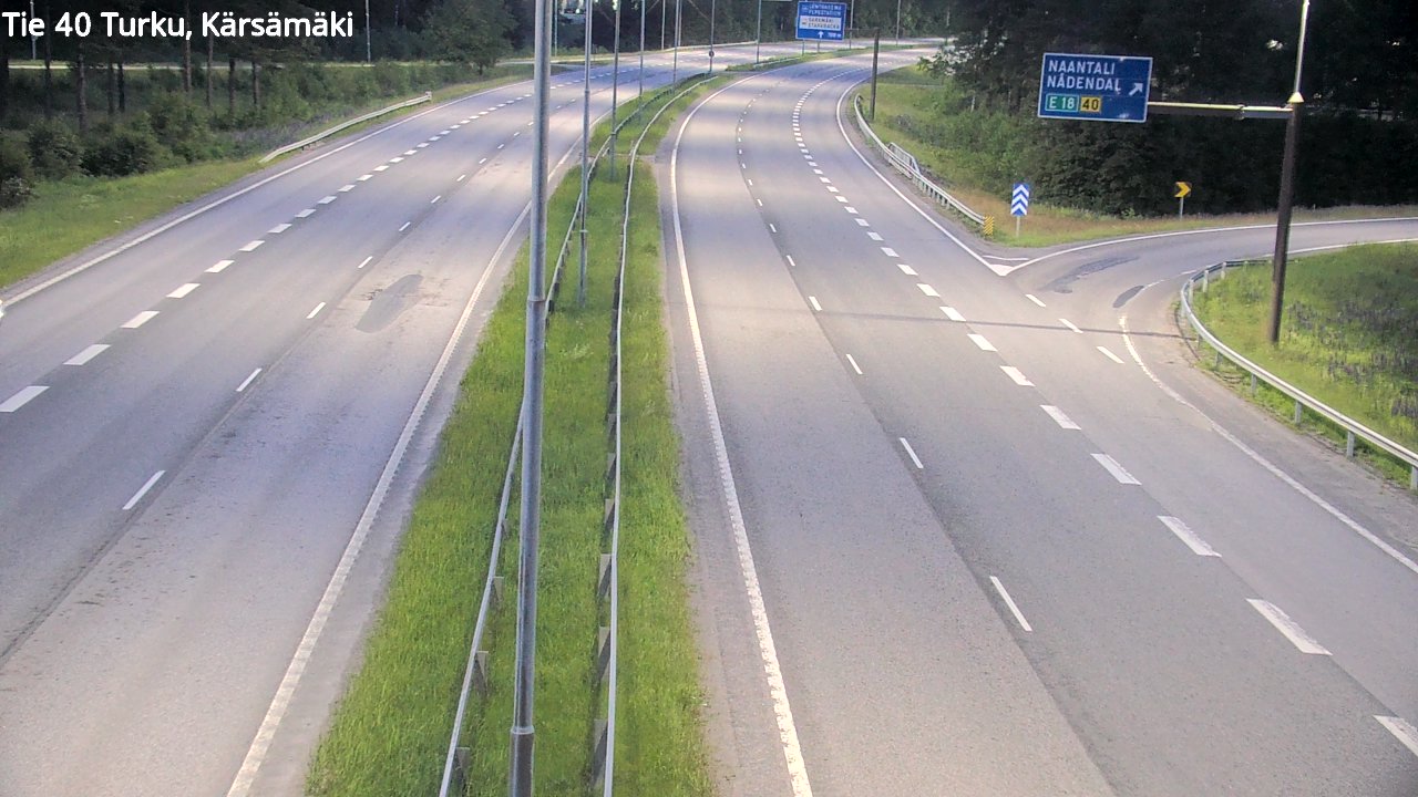 Weather Camera Image Road 40 Turku, Kärsämäki, Turku, Varsinais-Suomi