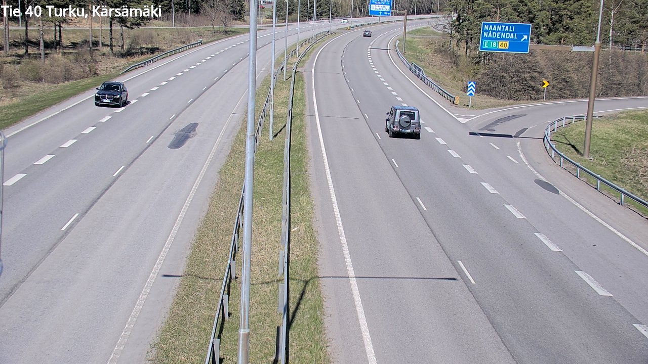 Kelikamerat Kuva Tie 40 Turku, Kärsämäki, Turku, Varsinais-Suomi