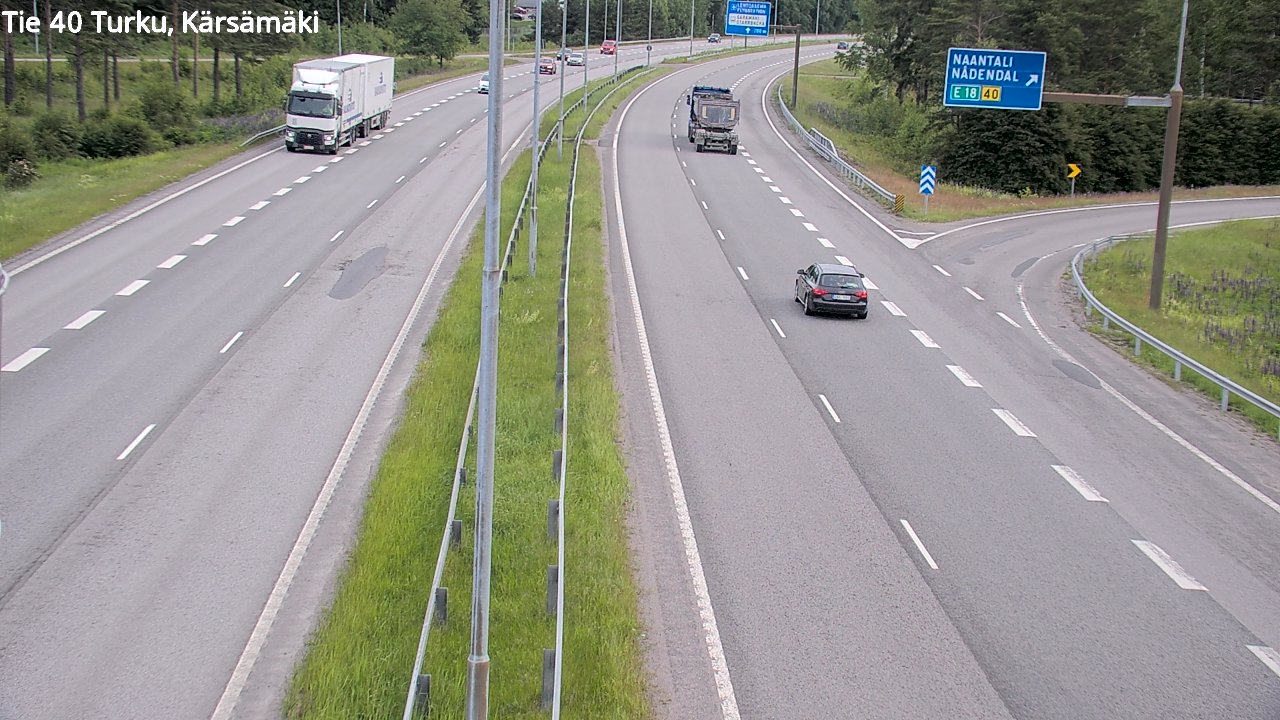 Weather Camera Image Road 40 Turku, Kärsämäki, Turku, Varsinais-Suomi