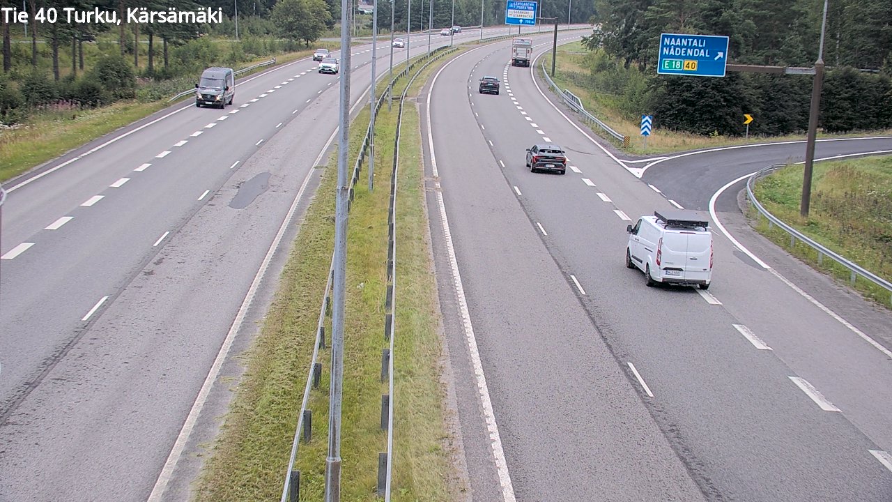 Weather Camera Image Road 40 Turku, Kärsämäki, Turku, Varsinais-Suomi