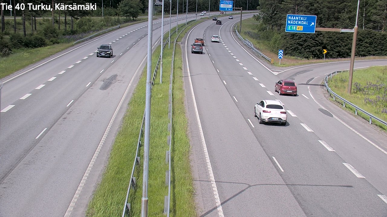 Weather Camera Image Road 40 Turku, Kärsämäki, Turku, Varsinais-Suomi